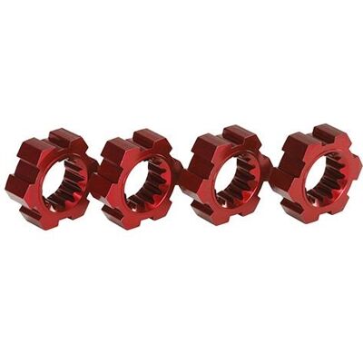 Traxxas TRX-7756R Velgkernen - Rood Aluminium Traxxas TRX-7756R Velgkernen - Rood Aluminium