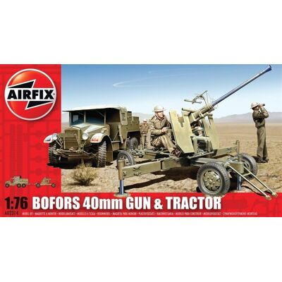 Airfix 1/76 Bofors 40mm Gun & Tractor Airfix 1/76 Bofors 40mm Gun & Tractor