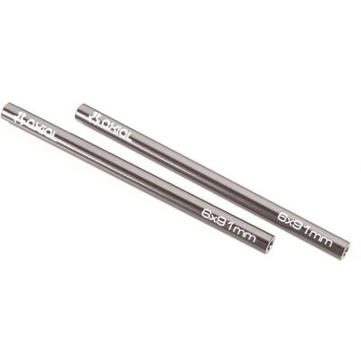 Axial Threaded Aluminum Pipe 6x91mm - Grey (2 pcs) (AX30524) Axial Threaded Aluminum Pipe 6x91mm - Grey (2 pcs) (AX30524)