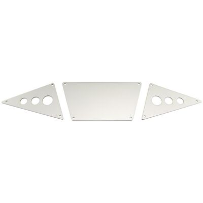 Axial Front Skid Plates - Tube Style Bumper - Silver Aluminum (3pcs) (AX30530) Axial Front Skid Plates - Tube Style Bumper - Silver Aluminum (3pcs) (AX30530)