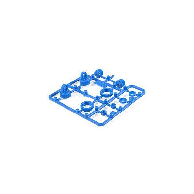 Axial 10mm Shock Caps Parts Tree (Blue) (AX31301) Axial 10mm Shock Caps Parts Tree (Blue) (AX31301)