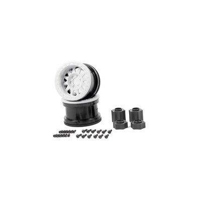 Axial 2.2 Method Beadlock Wheels - IFD Wheels - White (2pcs) (AX31365) Axial 2.2 Method Beadlock Wheels - IFD Wheels - White (2pcs) (AX31365)