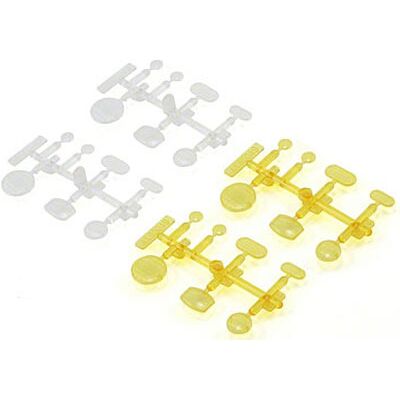 Axial LED Lens Set - Yellow/Clear (4pcs) (AX80049) Axial LED Lens Set - Yellow/Clear (4pcs) (AX80049)