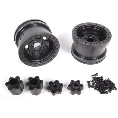 Axial 2.2 Trail Ready HD Series Beadlock w/Slim Ring - IFD Wheels - Black (2pcs) (AX08141) Axial 2.2 Trail Ready HD Series Beadlock w/Slim Ring - IFD Wheels - Black (2pcs) (AX08141)