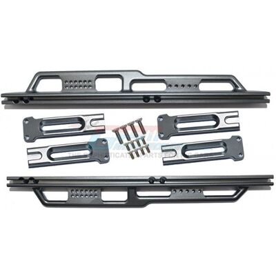 GPM - Axial SCX6 - Aluminum Side Steps - 18pc Set (Silver Inlay Version) GPM - Axial SCX6 - Aluminum Side Steps - 18pc Set (Silver Inlay Version)