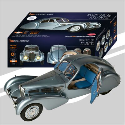 IXO Collections IXO Collection - 1/8 Bugatti Atlantic 57SC Rothschild metalen bouwpakket IXO Collections IXO Collection - 1/8 Bugatti Atlantic 57SC Rothschild metalen bouwpakket