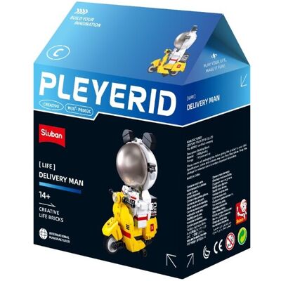 Sluban Pleyerid delivery man (M38-P8002C) Sluban Pleyerid delivery man (M38-P8002C)