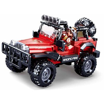 Sluban Off-Road Jeep bouwstenen set (M38-B0816) Sluban Off-Road Jeep bouwstenen set (M38-B0816)