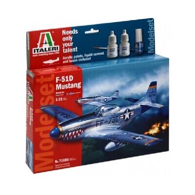 Italeri 1/72 F51 D Mustang (ModelSet) Italeri 1/72 F51 D Mustang (ModelSet)
