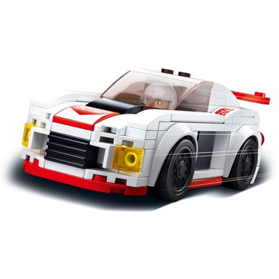 Sluban Sports Car Knight bouwstenen set (M38-B0633C) Sluban Sports Car Knight bouwstenen set (M38-B0633C)