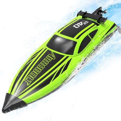 Volantex Arrobolt SR40 40mm brushless boot RTR - Groen Volantex Arrobolt SR40 40mm brushless boot RTR - Groen