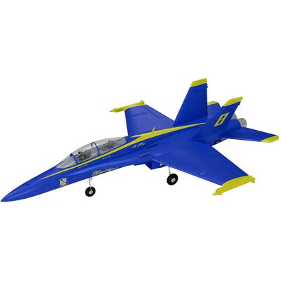 XFly Twin 40MM F-18 EDF 705MM Jet ARTF - Blauw XFly Twin 40MM F-18 EDF 705MM Jet ARTF - Blauw