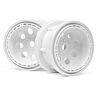 HPI Rock 8 bead lock wheel white (55x36mm/2pcs)