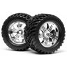 HPI Mounted goliath tyre 178x97mm on tremor wheel chrome