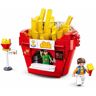 Sluban French Fries House bouwstenen set