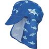 Playshoes zwemcap Haai Blauw Maat