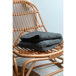WOLLIES Amsterdam - Wieg Deken - Grijs - Merino Wol - Deluxe Dubbelzijdig - 75 x 100 CM WOLLIES Amsterdam - Wieg Deken - Grijs - Merino Wol - Deluxe Dubbelzijdig - 75 x 100 CM