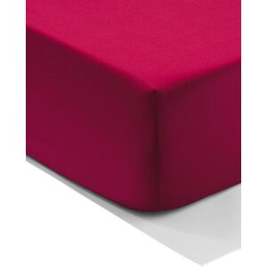 HEMA LINDA. Hoeslaken Percal 160x220 Royaal Rood (wijnrood) Wijnrood