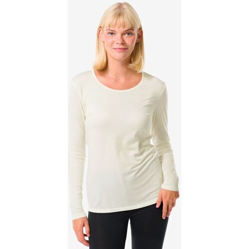 HEMA Dames Thermo T-shirt Wit (wit) Wit Large