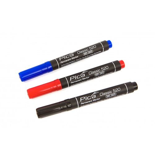Pica 520/41 Permanent Marker 1-4mm rond blauw
