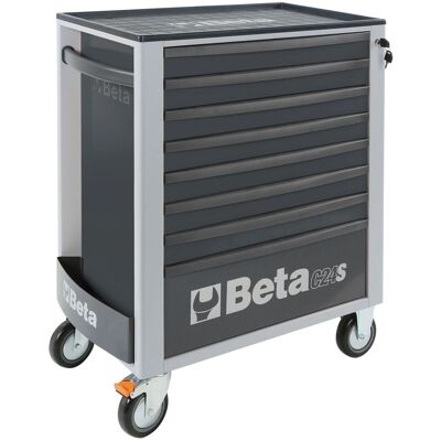 Beta gereedschapswagen 8 laden, 398-delig, BW 2400S G8/E-L, grijs Beta gereedschapswagen 8 laden, 398-delig, BW 2400S G8/E-L, grijs