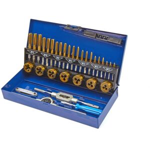 HBM 32 Delige TIN Gecoate M3-12 Tap en Snijset HBM 32 Delige TIN Gecoate M3-12 Tap en Snijset