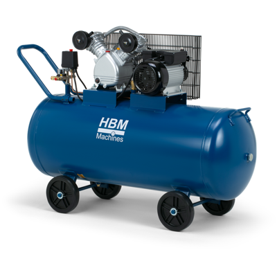 HBM snaaraangedreven compressor 200 liter HBM snaaraangedreven compressor 200 liter