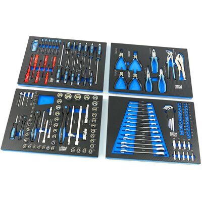 HBM 154 Dlg Premium Gereedschapsset - Organiseer & Bescherm HBM 154 Dlg Premium Gereedschapsset - Organiseer & Bescherm