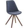 KantoormeubelenPlus Bezoekers - Vergaderstoel Stevns Stof Round legs WAL, Blauw