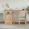 vidaXL Bureau met lade 115x50x75 cm bewerkt hout sonoma eikenkleurig