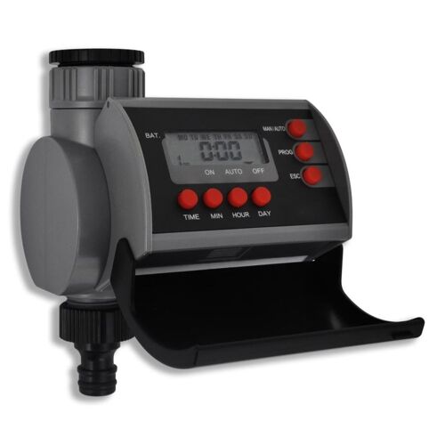 vidaXL Automatische Irrigatie Water timer + Display (1 uitgang)