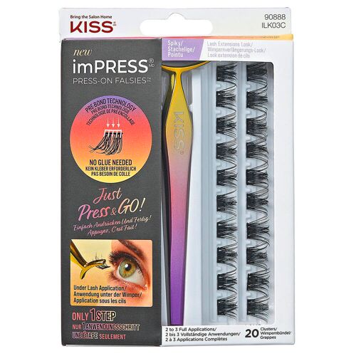 Kiss imPRESS FALSIES Press-on Lash KIT 03 Spiky