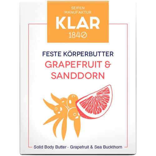 KLAR Solid Body Butter Pompelmoes & Duindoorn 60 g