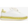 Fred de la bretoniere Espadrille Fedde Wit/Lime white/lime 37 38 39 40 female