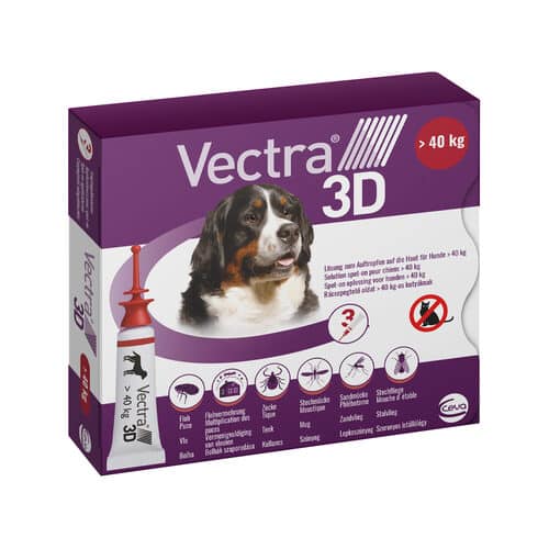 Vectra 3D dog XL>40 kg 3 pipetten Hond