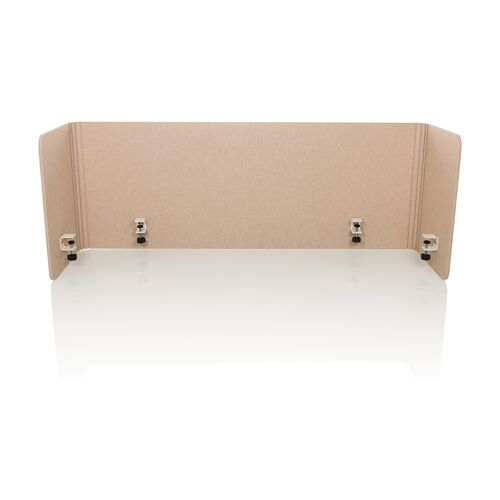 hjh OFFICE FLEXMIUT U   160 cm - Tafelverdeler Beige