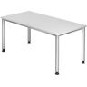 hjh OFFICE PRO HILO 16 S   Bureau - Wit 160 x 80 Tafelhoogte I In hoogte verstelbaar