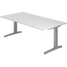 hjh OFFICE PRO XTRA XB 2E SS   Bureau - Wit 200 x 100 Tafelhoogte I In hoogte verstelbaar