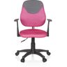 hjh OFFICE KIDDY STYLE - Kinder bureaustoel Roze/Grijs