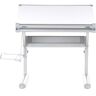 hjh OFFICE BELIA - Kinder bureau Wit / zilver