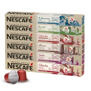 Nespresso Nescafé Farmers Origin Starterspakket voor Nespresso - 60 Capsules