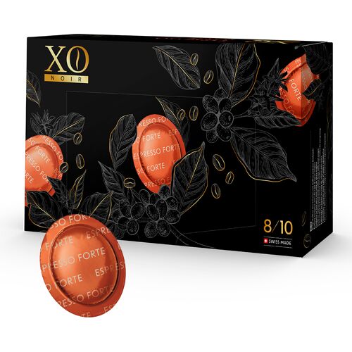 XO Noir Espresso Forte voor Nespresso Pro - 50 Capsules