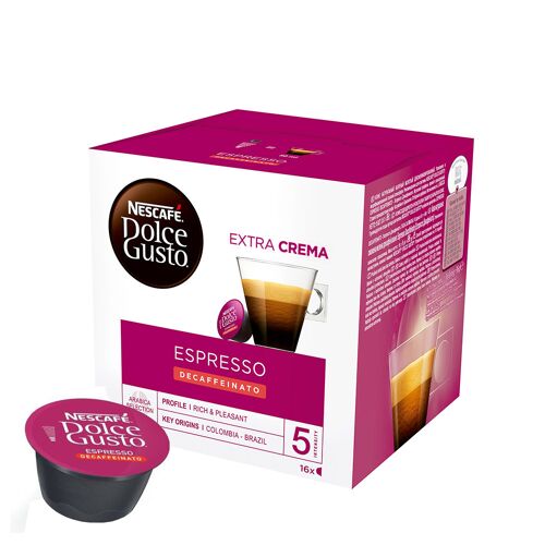 Nescafé Espresso Cafeïnevrij voor Dolce Gusto - 16 Capsules