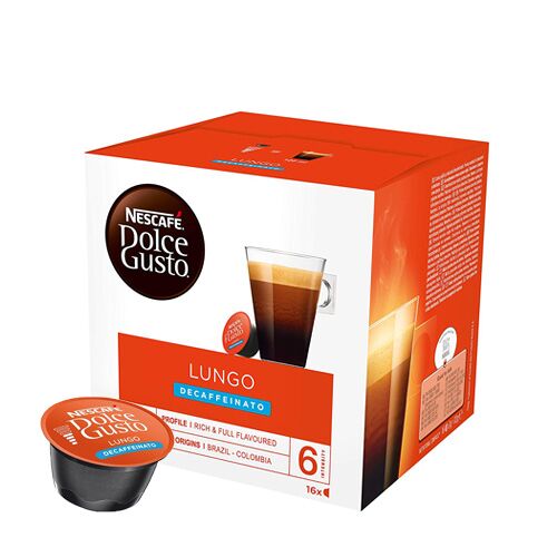 Nescafé Lungo Cafeïnevrij  voor Dolce Gusto - 16 Capsules