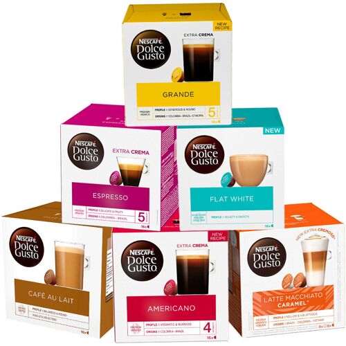 Nescafé Starterspakket voor Dolce Gusto - 96 Capsules