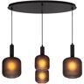 Lucide ELOISE - Hanglamp - 4xE27 - Zwart