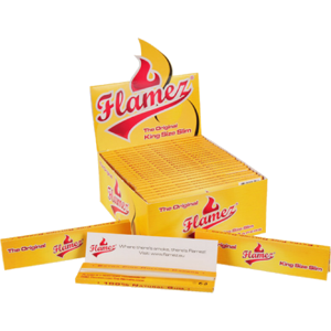 Flamez Flamez Yellow King Size Slim Box 50 stuks Flamez Flamez Yellow King Size Slim Box 50 stuks
