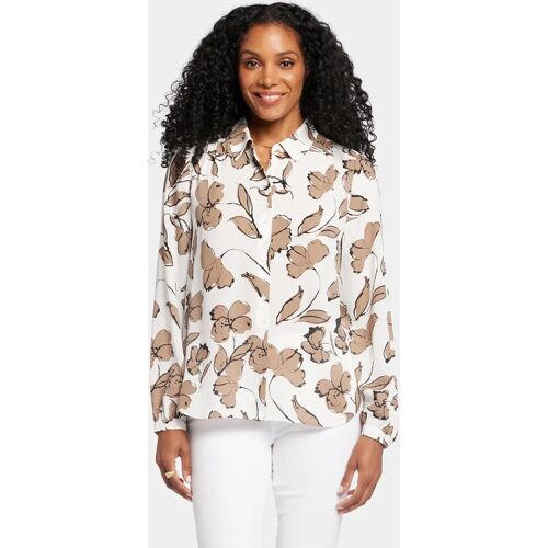 Nydj Modern Blouse in Bloemenprint   Lotus Land