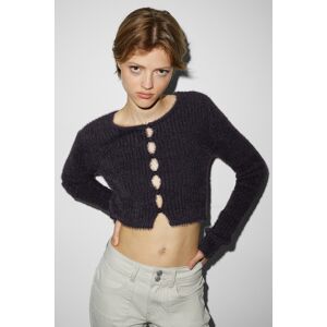 C&A CLOCKHOUSE-korte trui, Zwart, Maat: M Zwart M Female