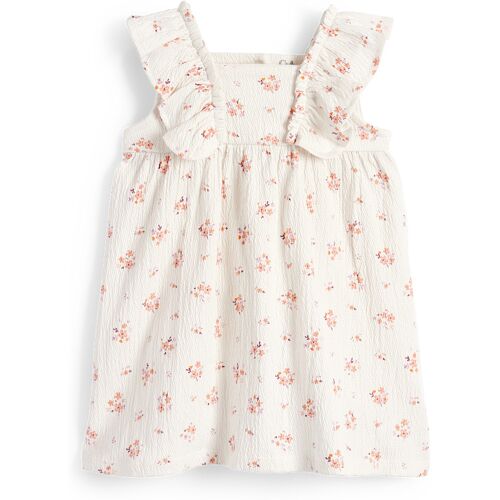 C&A Babyjurk-gebloemd, Wit, Maat: 86 Wit 86 Female